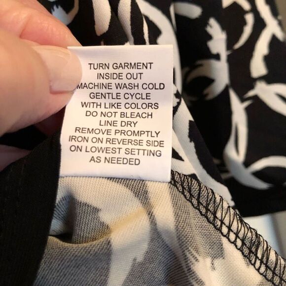 NY COLLECTION - NWT - 🌺HPX5🌺 - L Sz L Petite Printed 3/4 Open Cardigan w/Tank - Picture 16 of 16